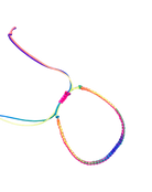 neon braided friendship bracelet