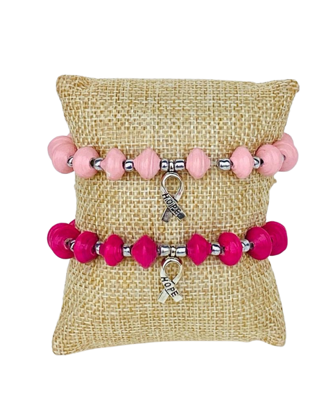 Paper Bead Hope Bracelets – Vi Bella