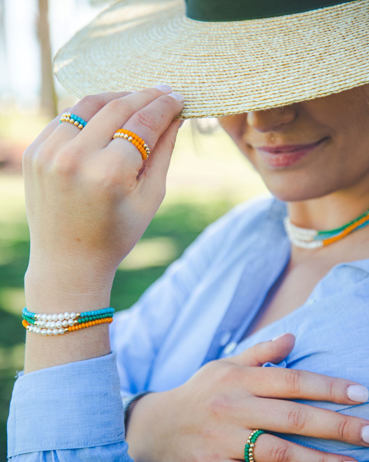 Vi bracelet and shop ring
