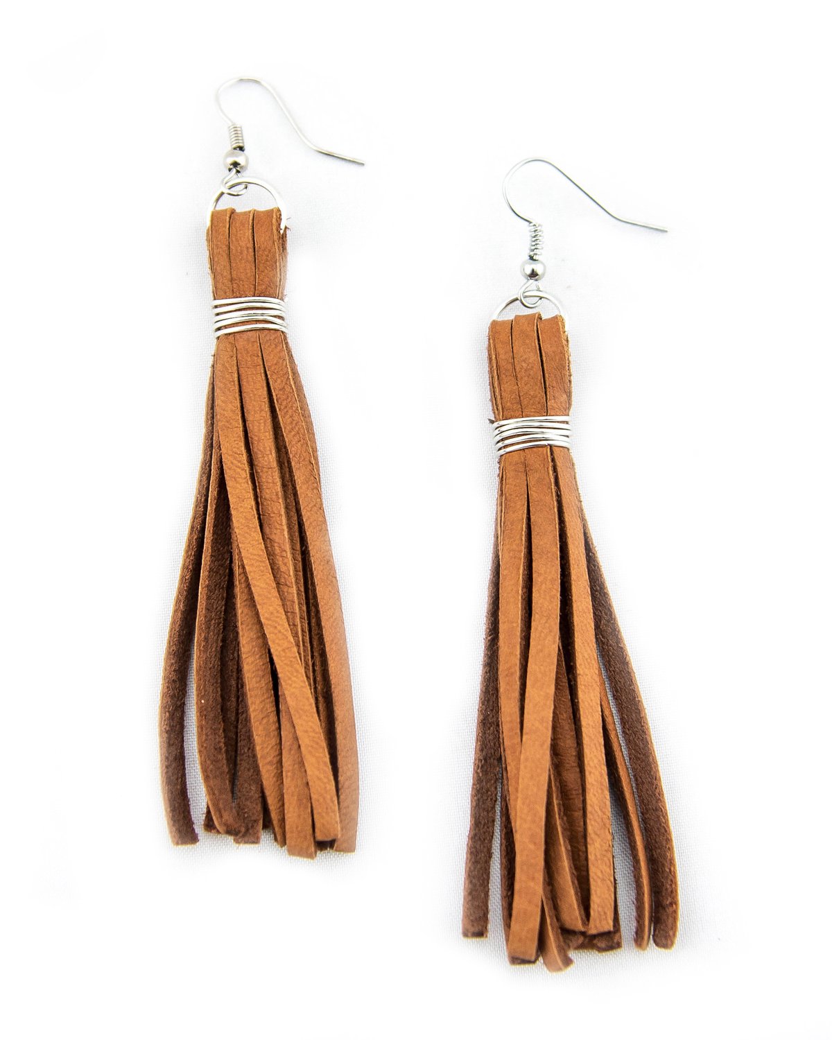 Fun Tassel Earrings - Black Earrings - Faux Suede Earrings - $12.00 - Lulus